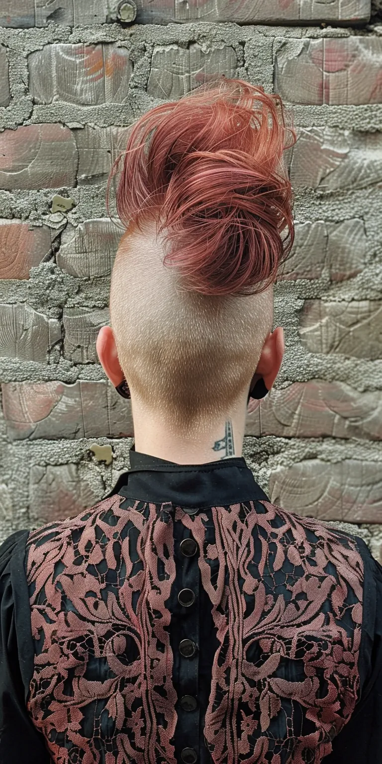 mohawk styles Mohawk, Pompadour, Butterfly haircut, Asymmetric cut, Short back and sides