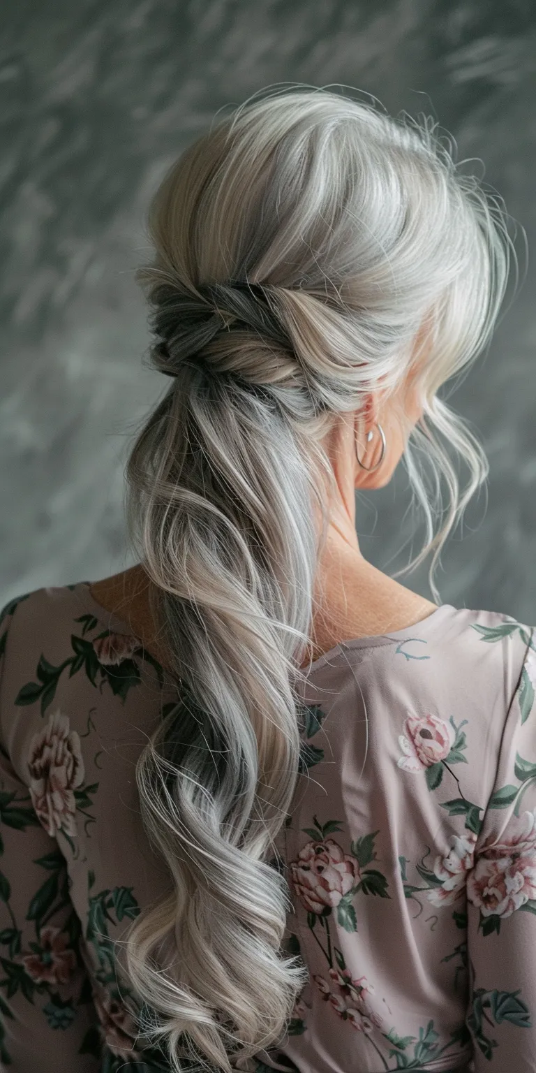 hairdos for older women Updo, Waterfall braids, Boho Milkmaid braid, French twist