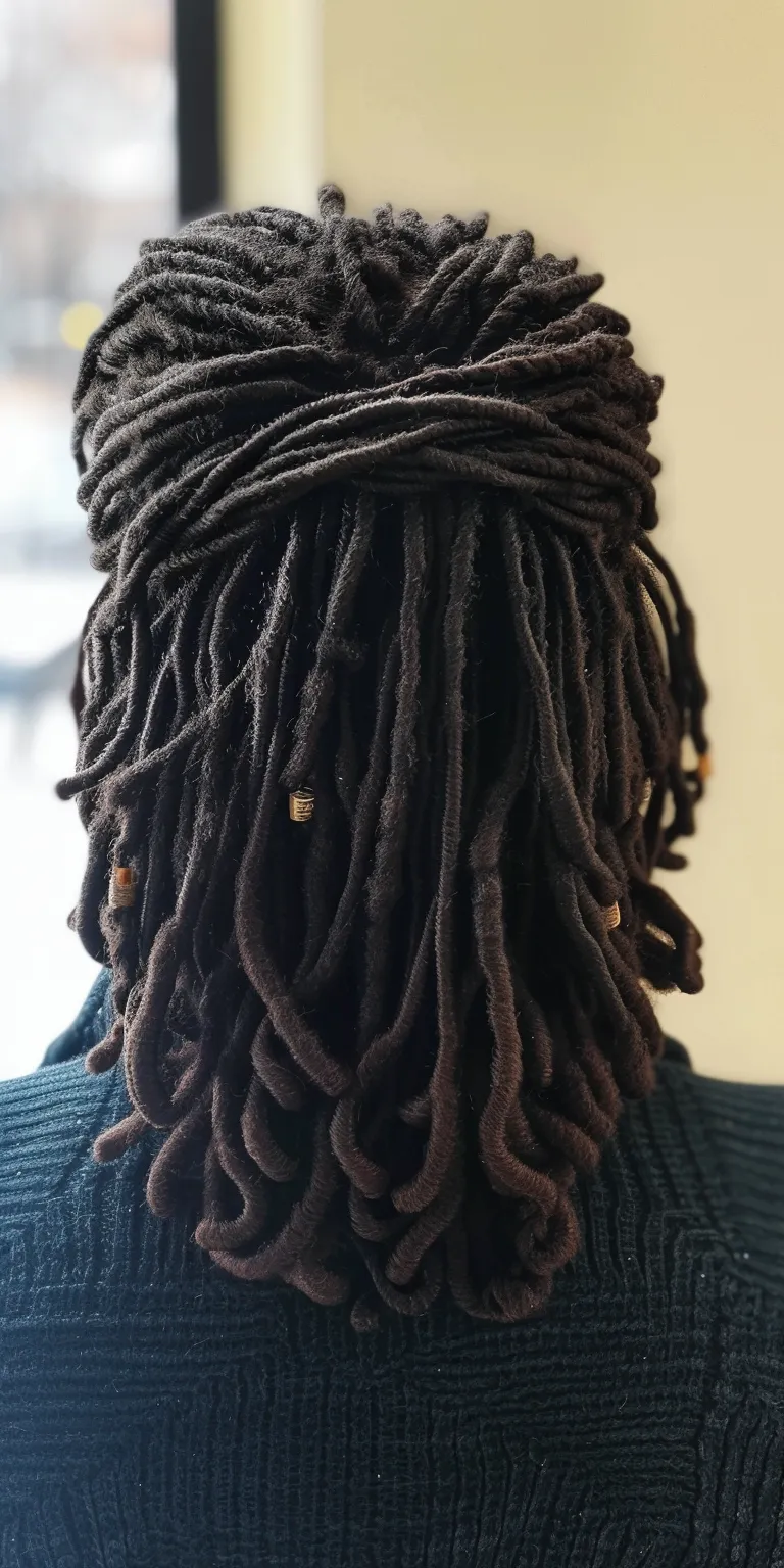 soft locs Hair twists, Dreadlocks, Stacked bob, Crochet braids, Digital perm