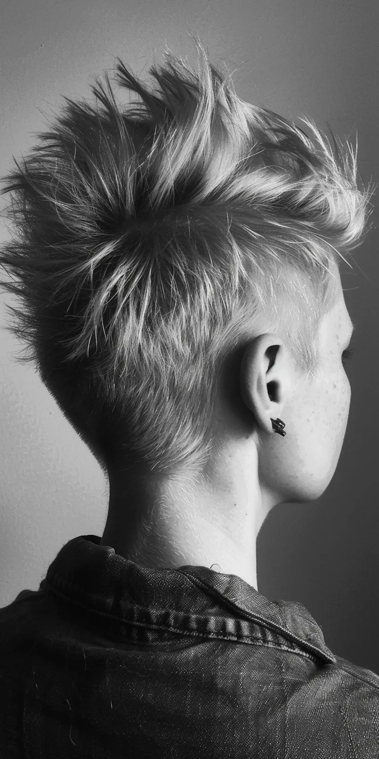 mohawk hairstyle Mohawk, Pompadour, Asymmetric cut, Short brush Pixie cut