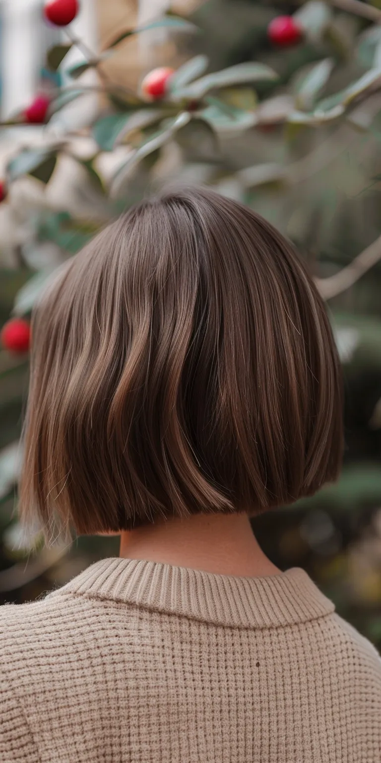 medium short haircuts for women Asymmetric cut, Bob Butterfly haircut, Short brush Layered hair