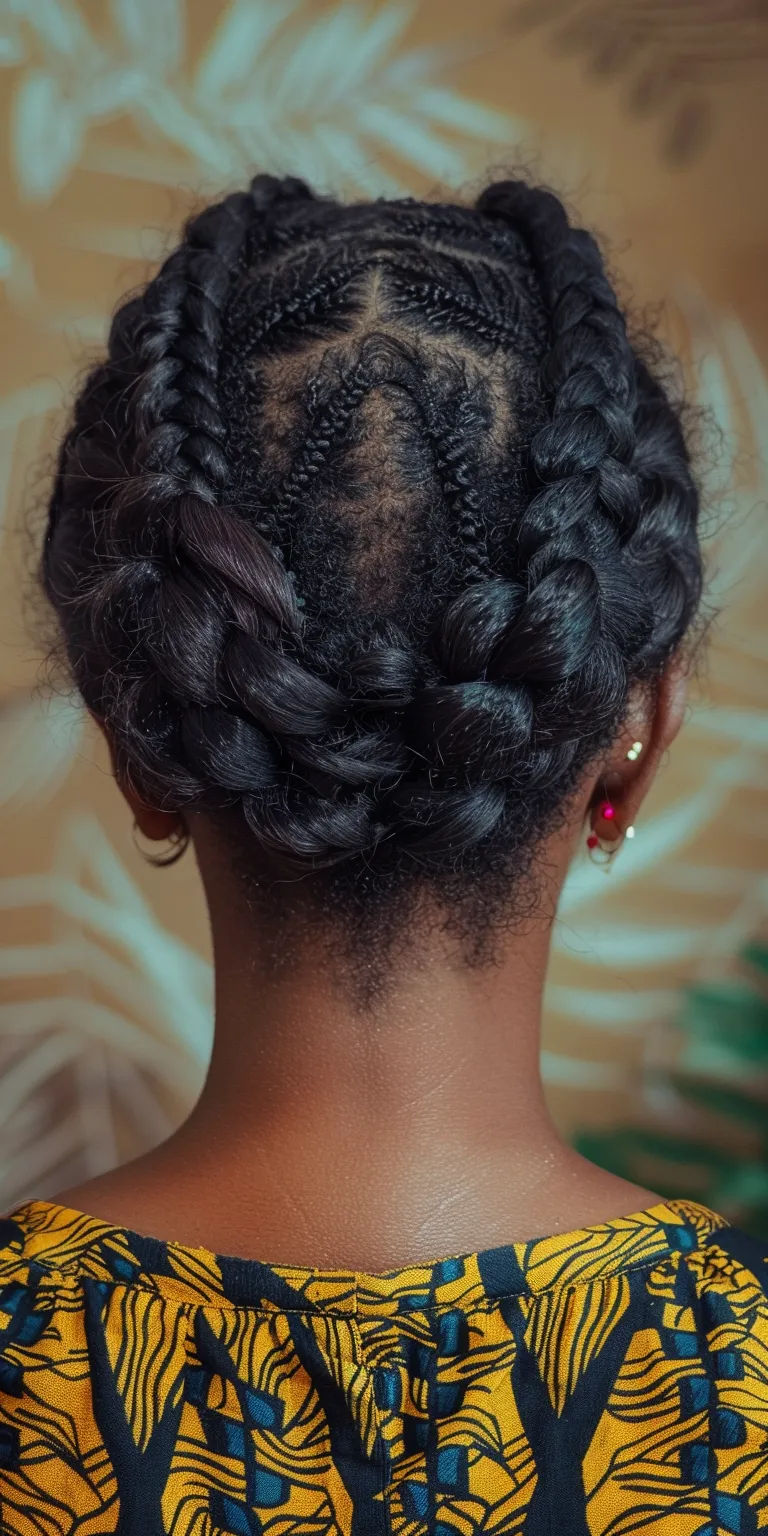 protective hairstyles for sleeping Hair twists, Waterfall braids, French braid, twist, Milkmaid braid