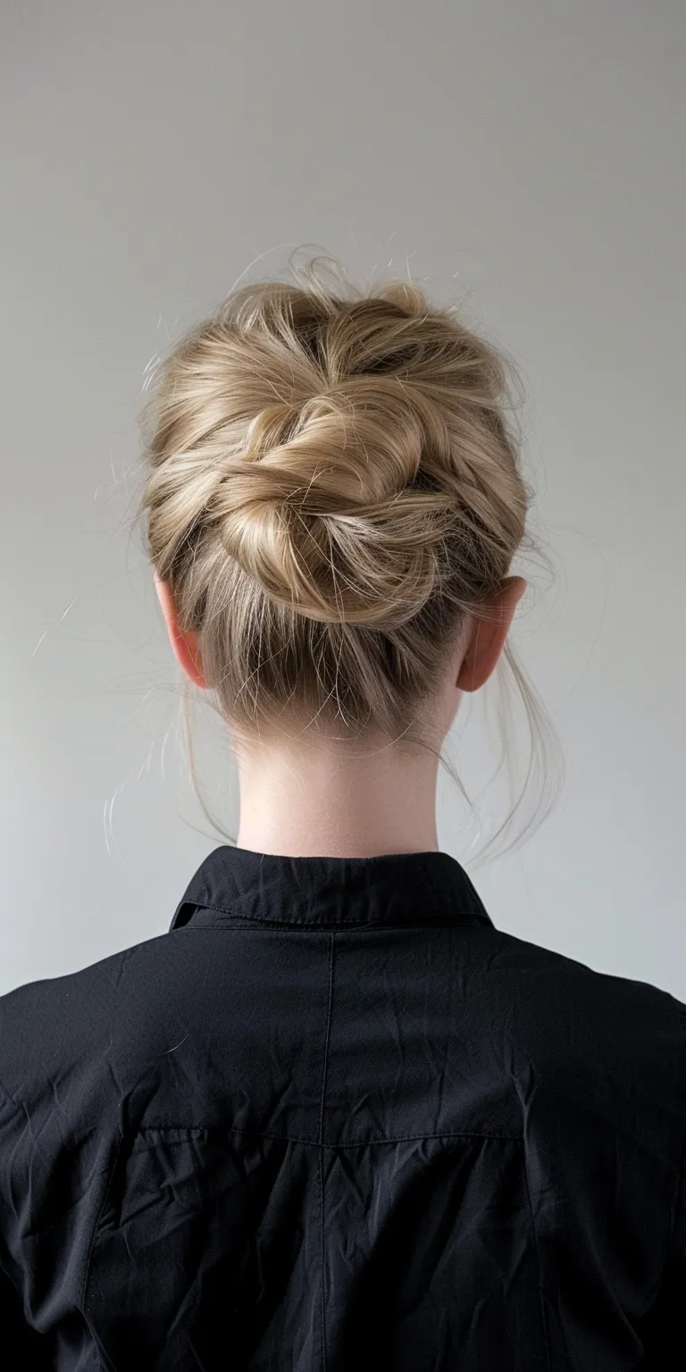 hairstyle remove Chignon, Updo, Ballerina bun, French twist, braid