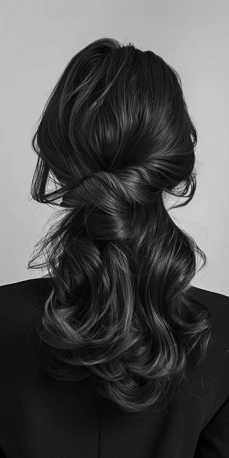 90 hairstyles Chignon, Updo, French twist, Milkmaid braid, Layered hair