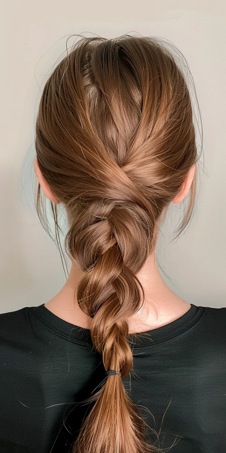 fun hairstyles French braid, twist, Waterfall braids, Braid, Milkmaid braid