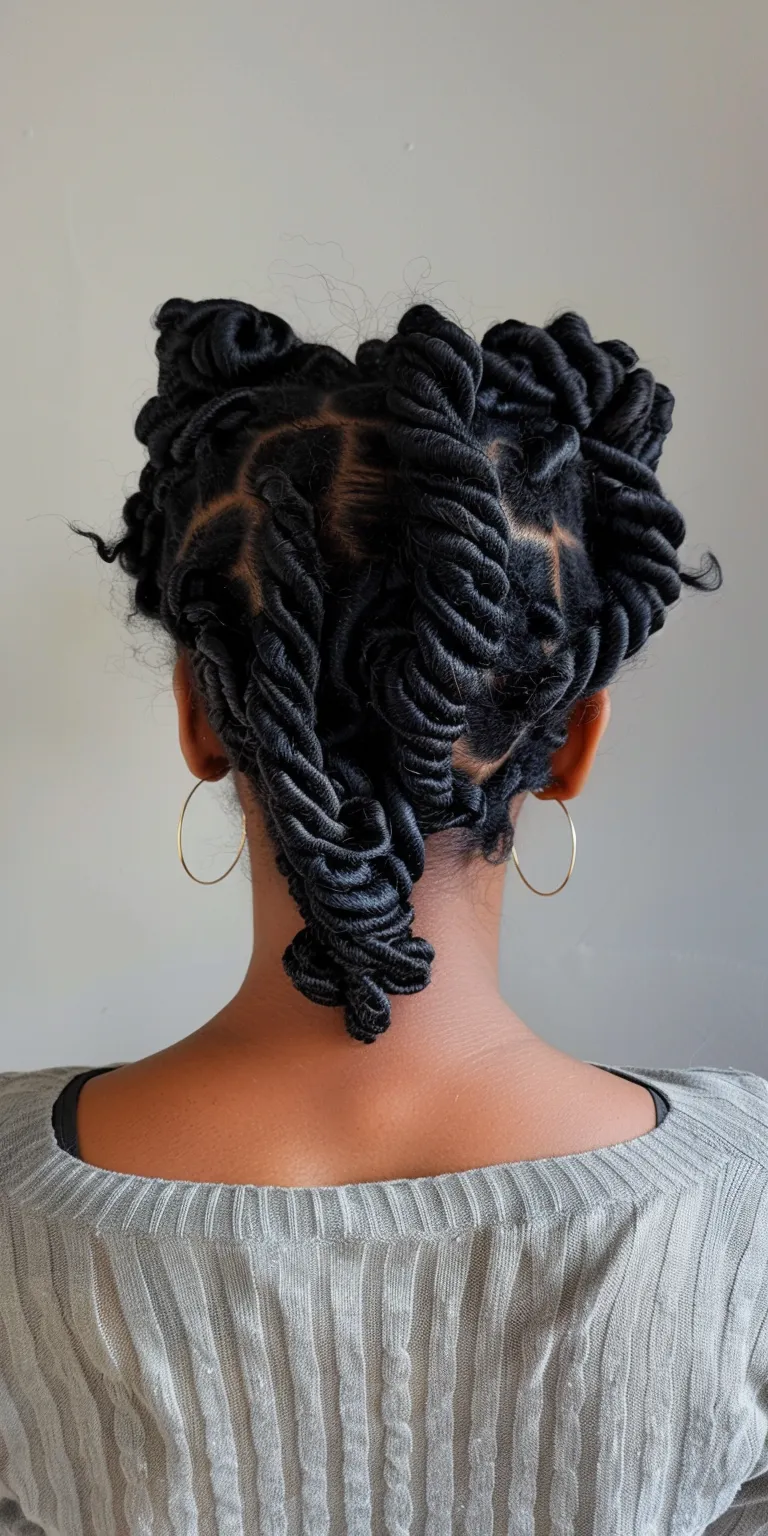 butterfly locs hairstyles Waterfall braids, Hair twists, French twist, Crochet Boho braids