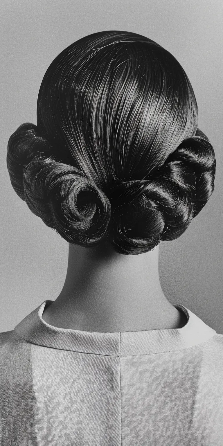 1930s hairstyles Chignon, Finger wave, Updo, French twist, Bouffant