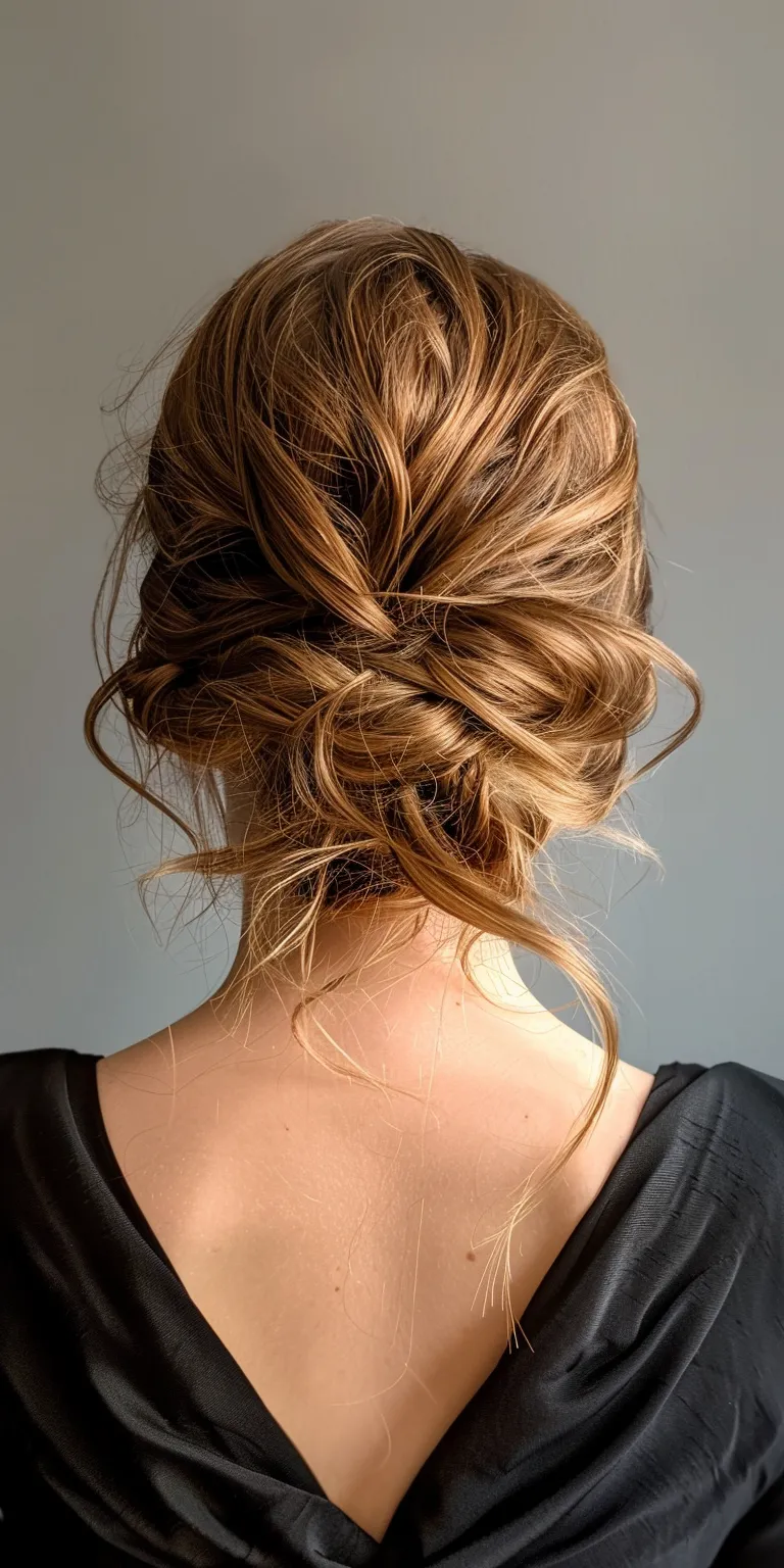 female hair styles Updo, French twist, Chignon, braid, Waterfall braids