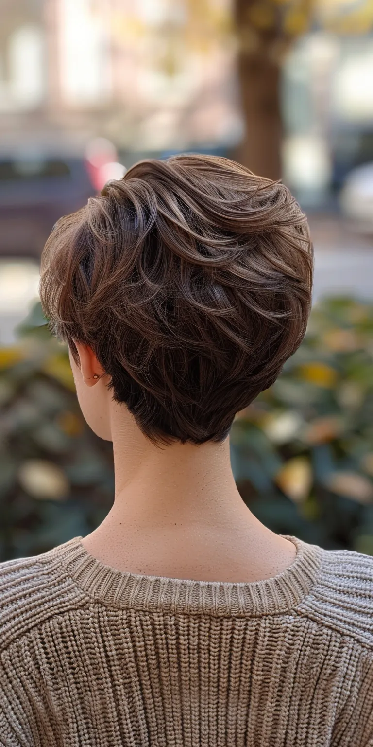 hoco hairstyles Asymmetric cut, Updo, Pixie Chignon, Layered hair