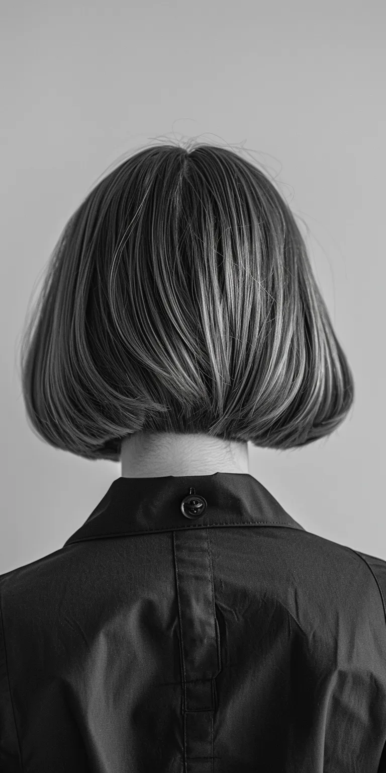 short bobs Asymmetric cut, Chignon, Bob Short brush Tonsure