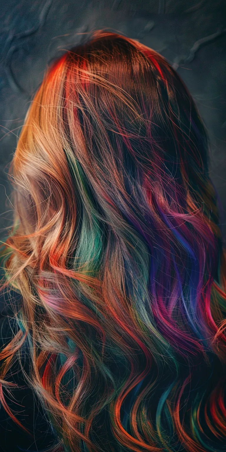 hair styles and colors Mermaid hair, Layered Feathered Kiss curl, Extensions