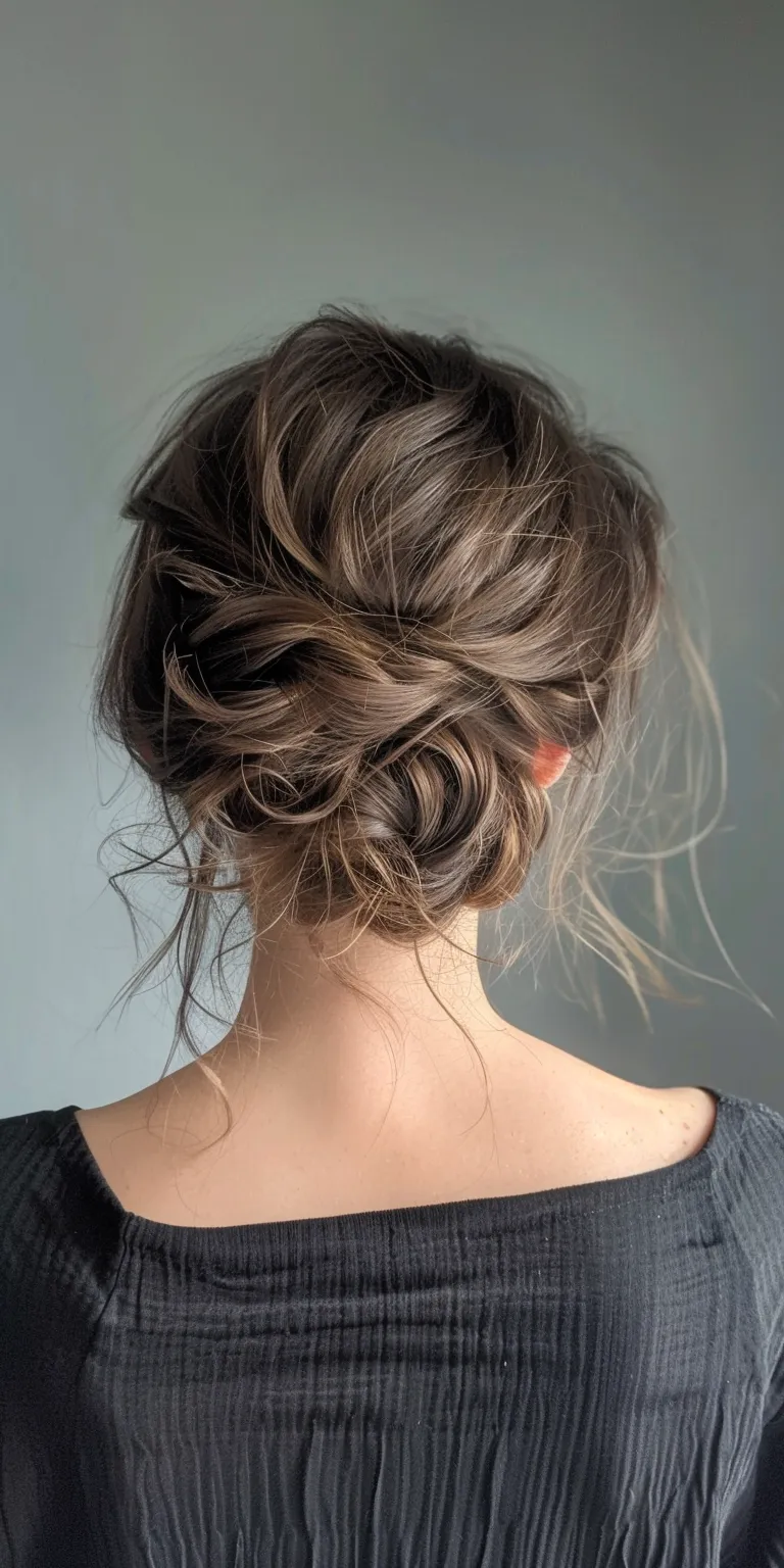 hair styles for women over 50 Updo, Chignon, French twist, Milkmaid braid, Waterfall braids