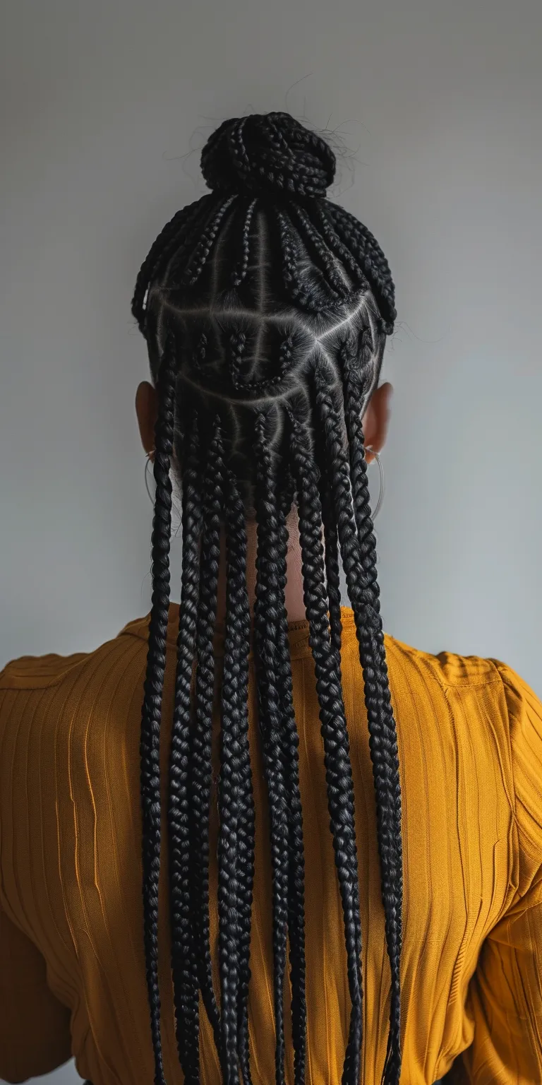 box braids women Hair twists, Waterfall braids, Crochet Cornrows, French twist