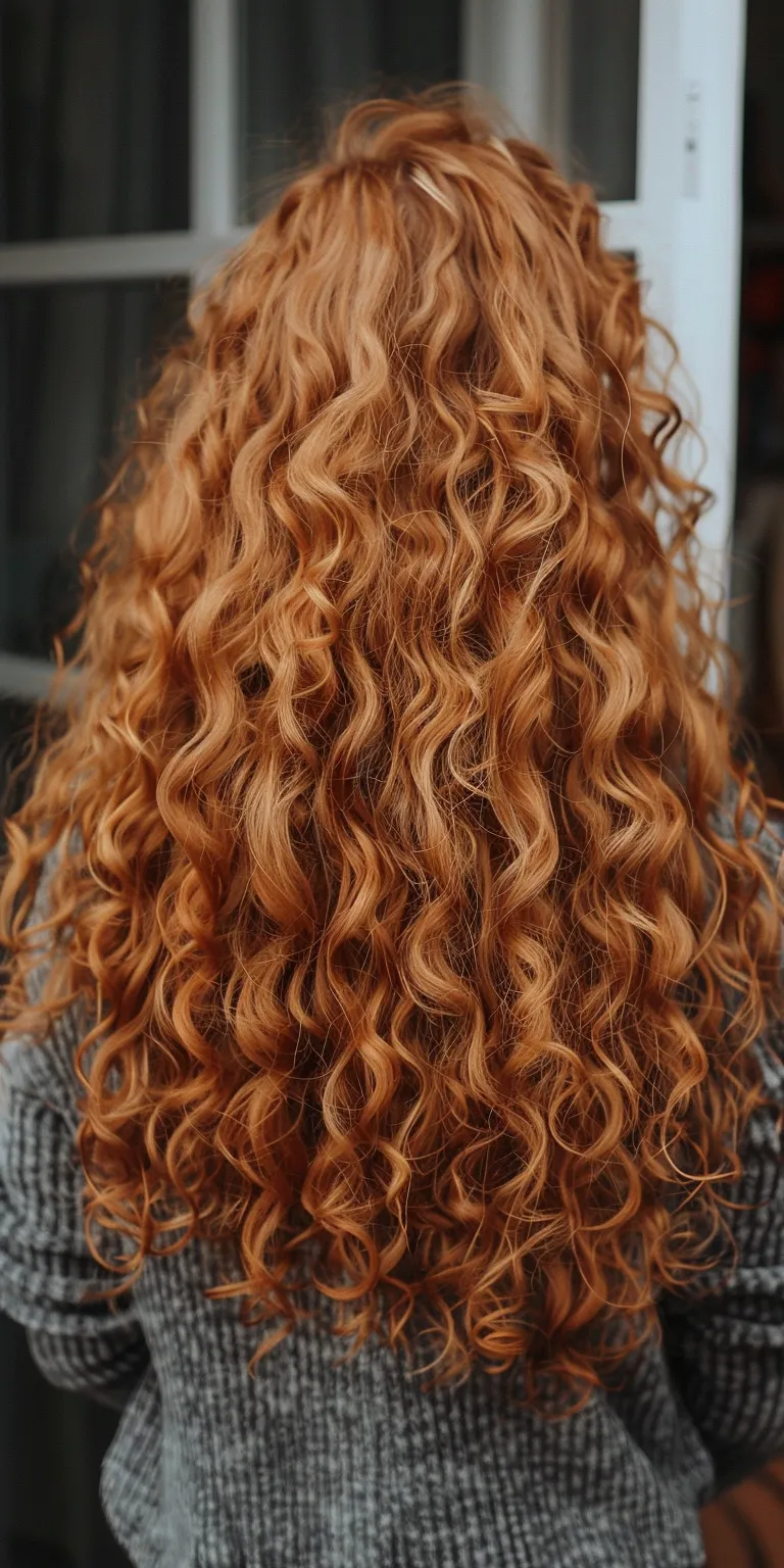 long curly hairstyles Ringlets, Digital perm, Curly hair, Hair crimping, Layered hair