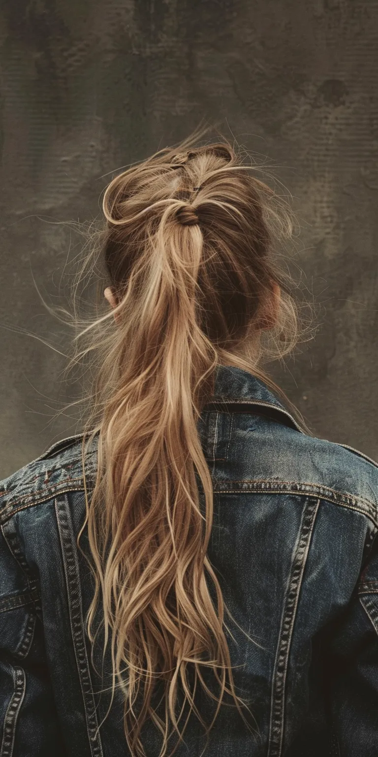 grunge hairstyles Chignon, Ponytail, Updo, Milkmaid braid, French braid