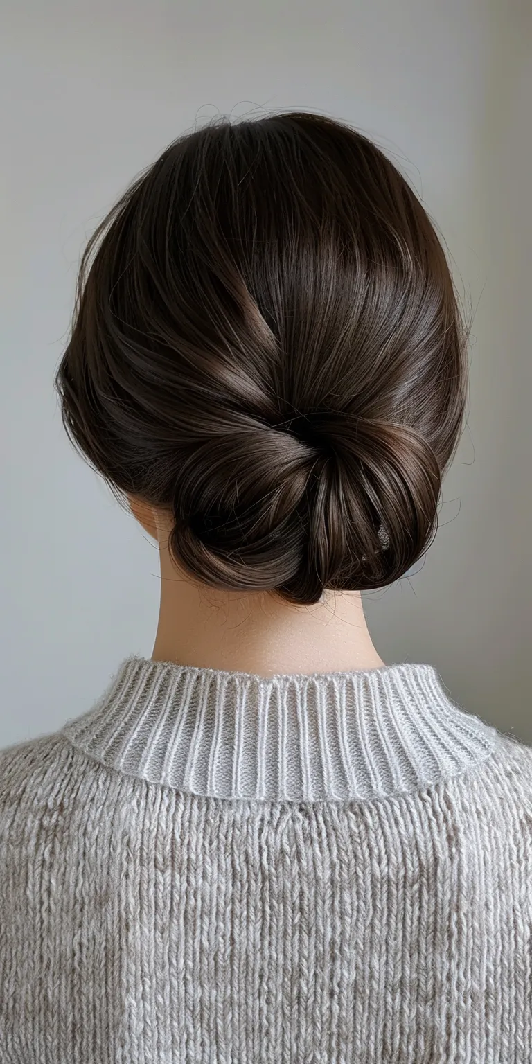 hair styling tools Chignon, Updo, French twist, Ballerina bun, Japanese women's hairstyles