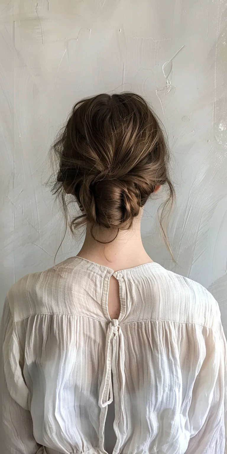 hairdo simple Updo, French twist, Ballerina bun, Chignon, Milkmaid braid