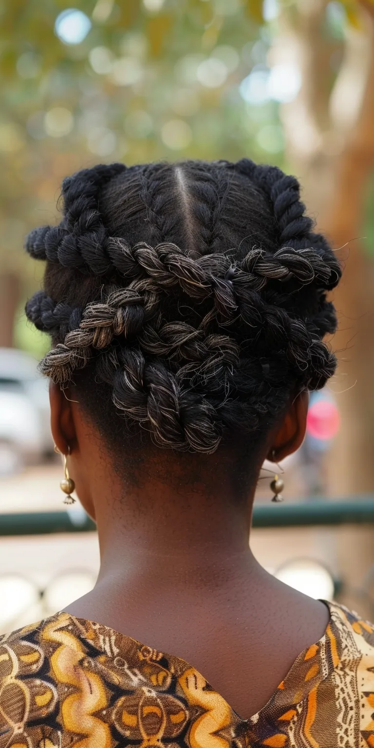 two strand twist hairstyles Waterfall braids, Hair twists, Milkmaid braid, Finger wave, French