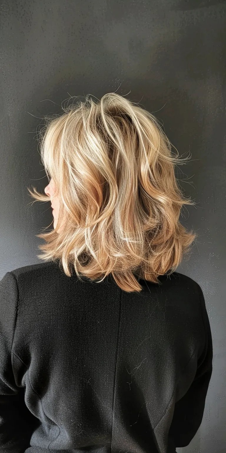 meg ryan hairstyles Asymmetric cut, Digital perm, Layered hair, Professional Stacked bob