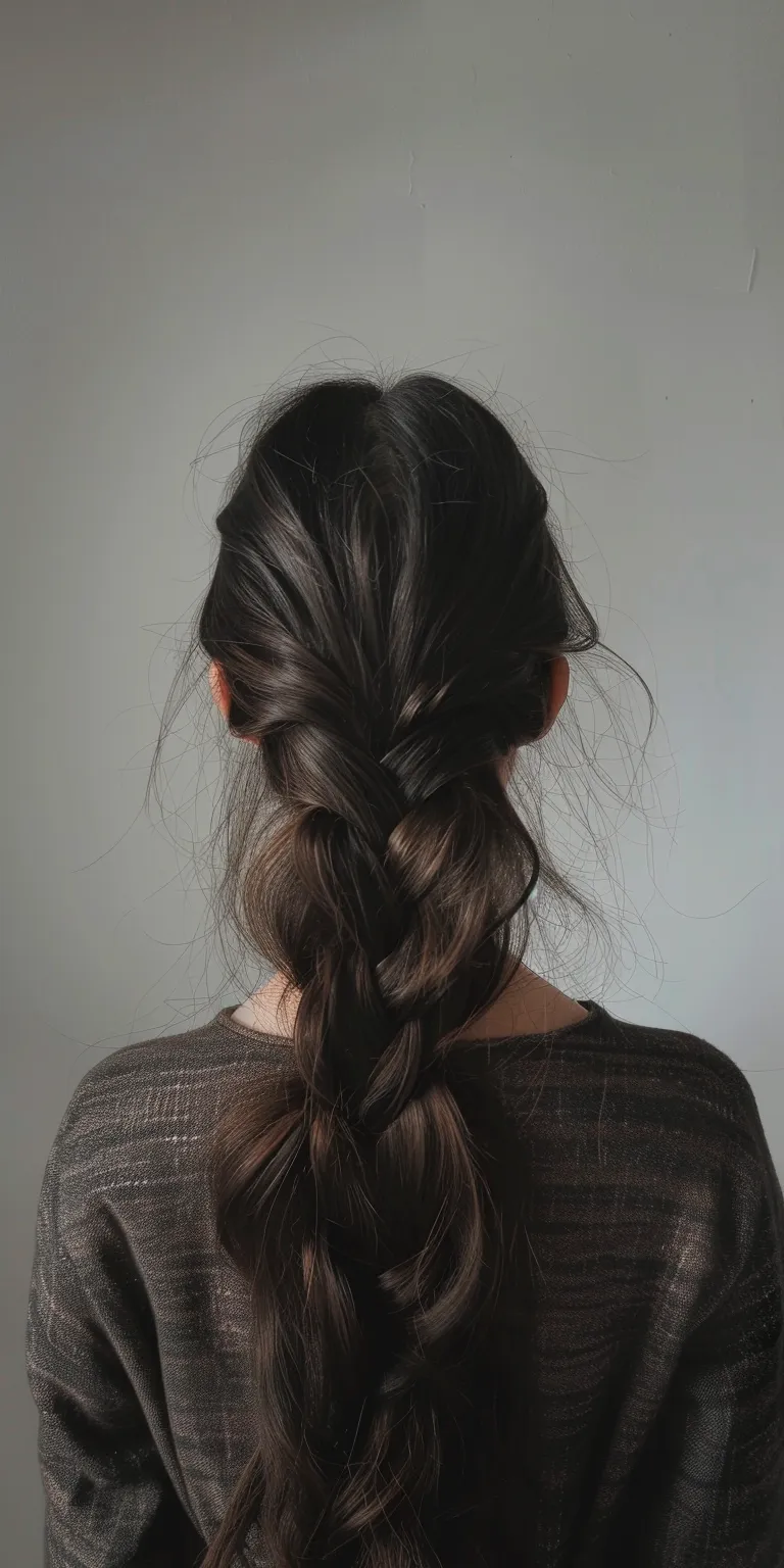 easy hairstyles for medium hair Waterfall braids, French braid, Braid, Milkmaid twist