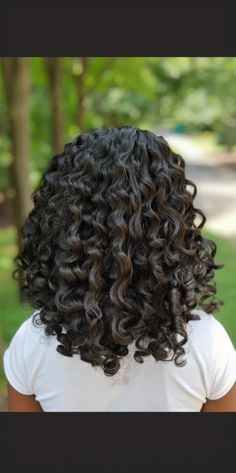 curly crochet hair styles Digital perm, Crochet braids, Ringlets, Layered hair, Curly