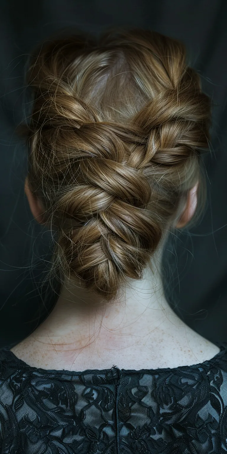 thread hairstyles French braid, Waterfall braids, Milkmaid Braid, twist