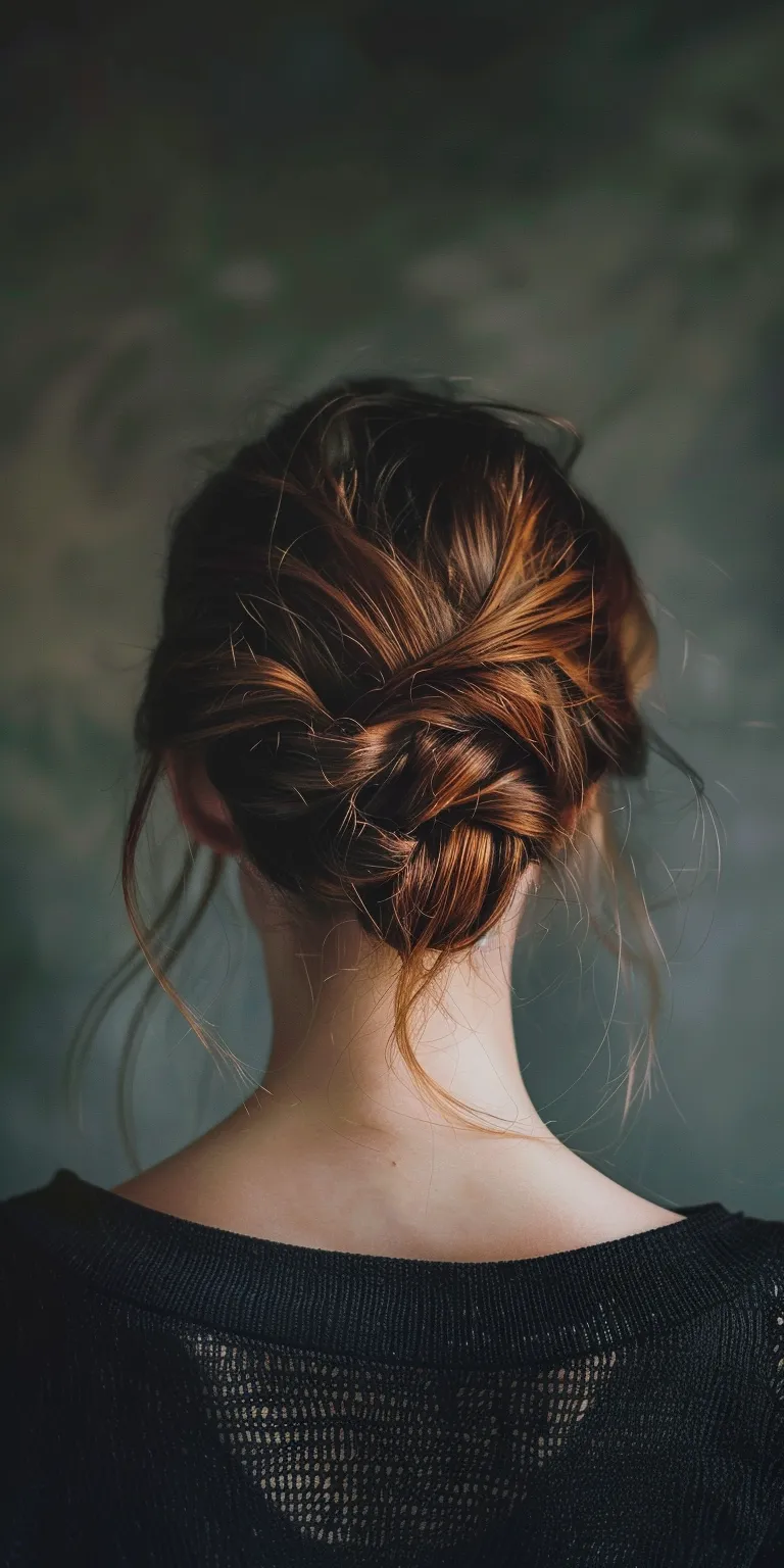 hair style for ladies Updo, Chignon, French braid, Milkmaid Braid