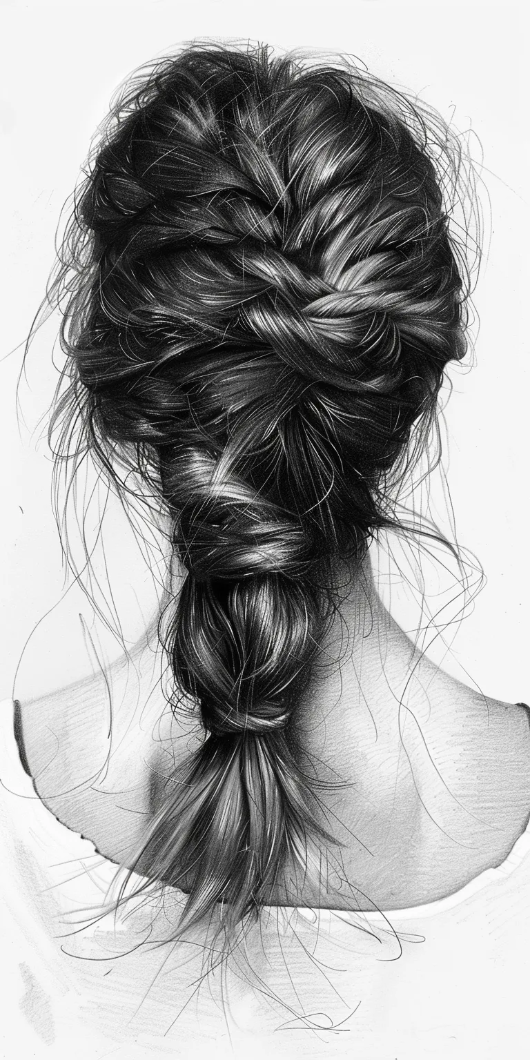 female hair styles Chignon, French braid, twist, Waterfall braids, Updo