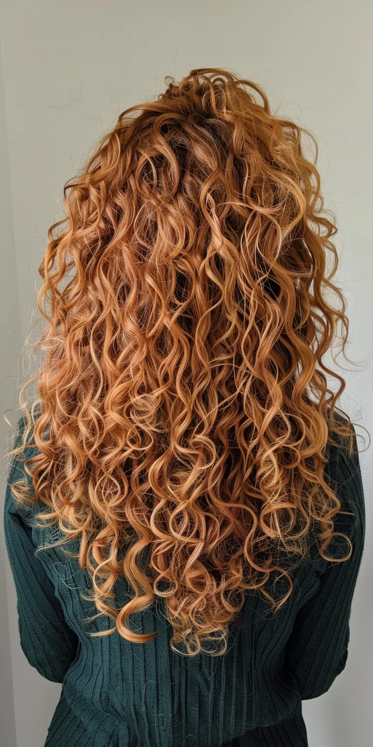 curly hair styles Digital perm, Curly hair, Ringlets, Layered Mermaid