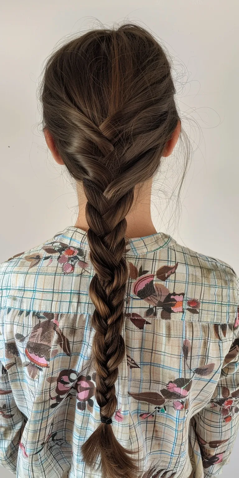 braided up ponytail Waterfall braids, French braid, Braid, twist, Boho braids