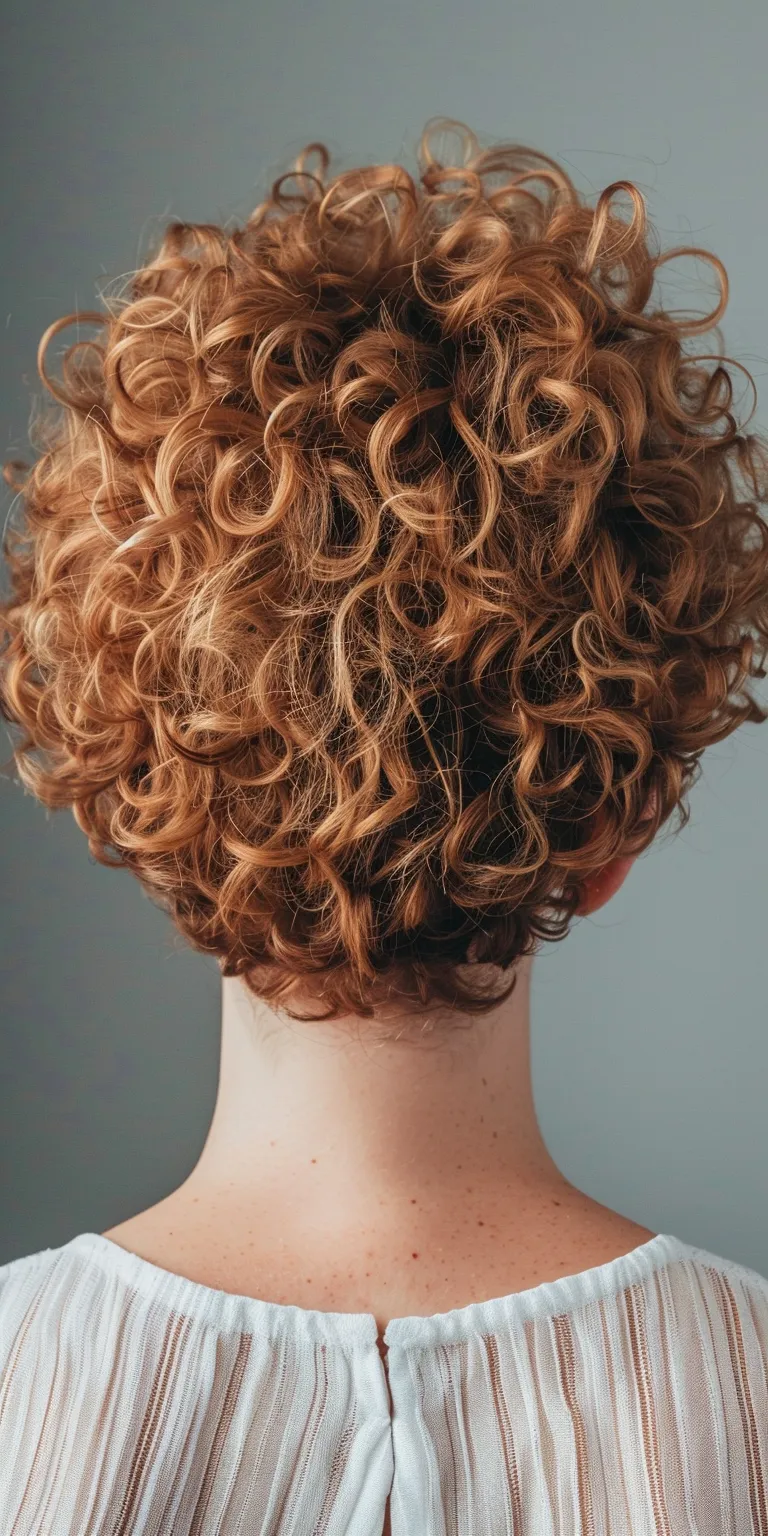 curly hairstyles for short hair Digital perm, Ringlets, Asymmetric cut, Curly hair, Feathered