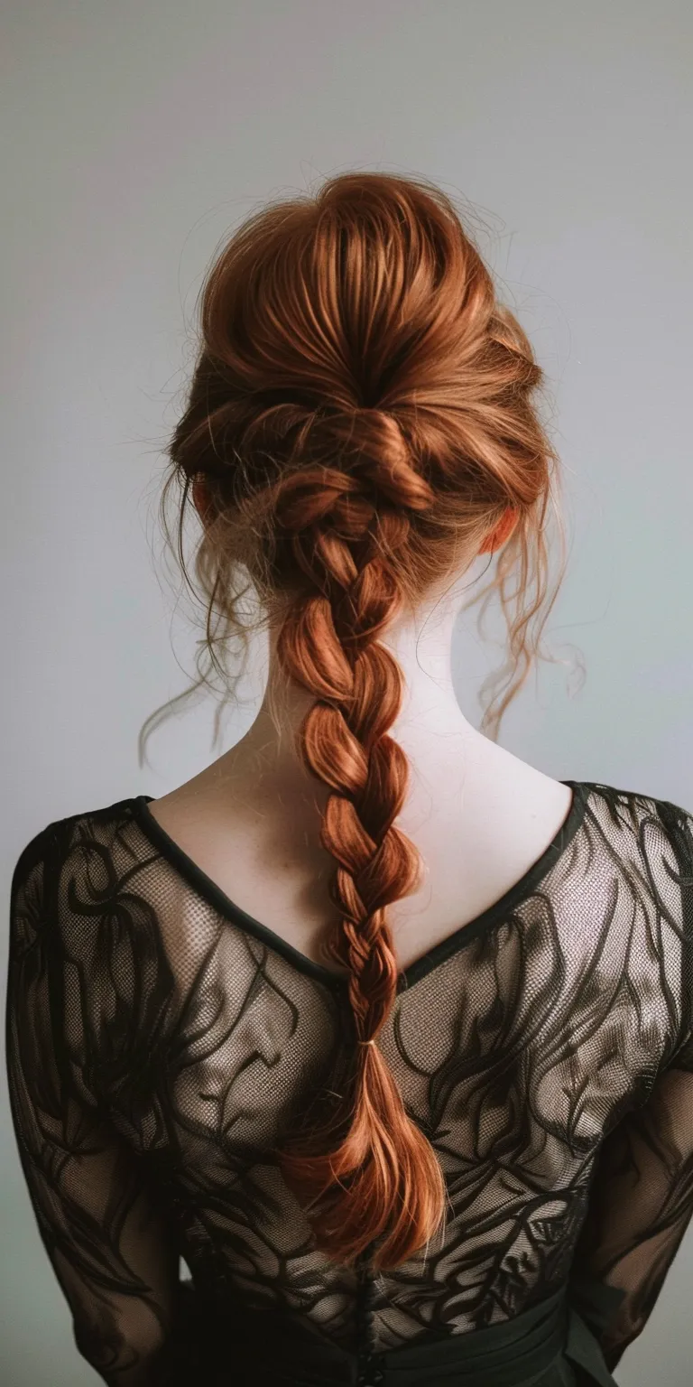 pony hairstyles Braid, Waterfall braids, French braid, Boho Milkmaid braid