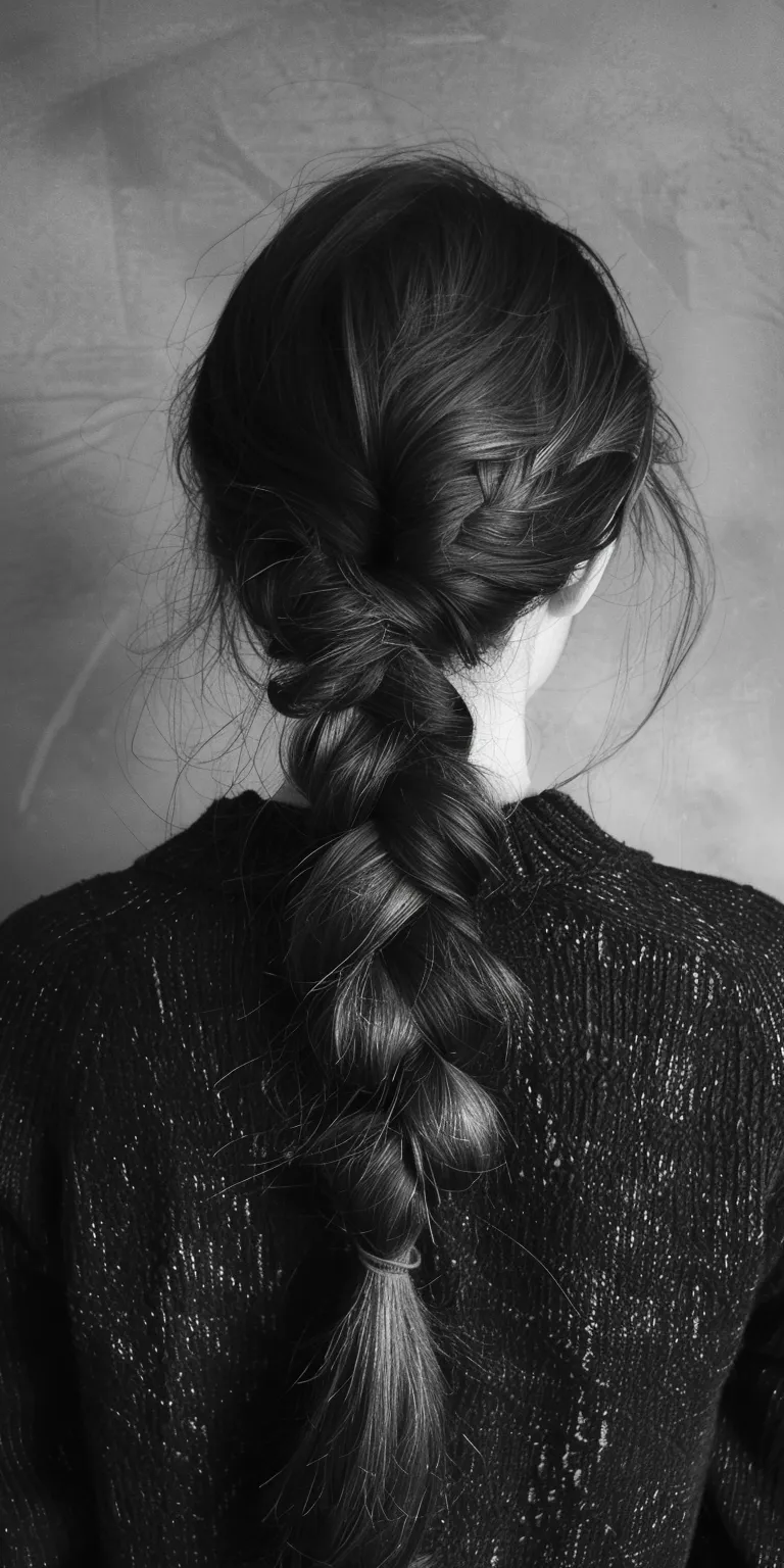 long hairstyles French braid, Braid, Chignon, Waterfall braids, twist