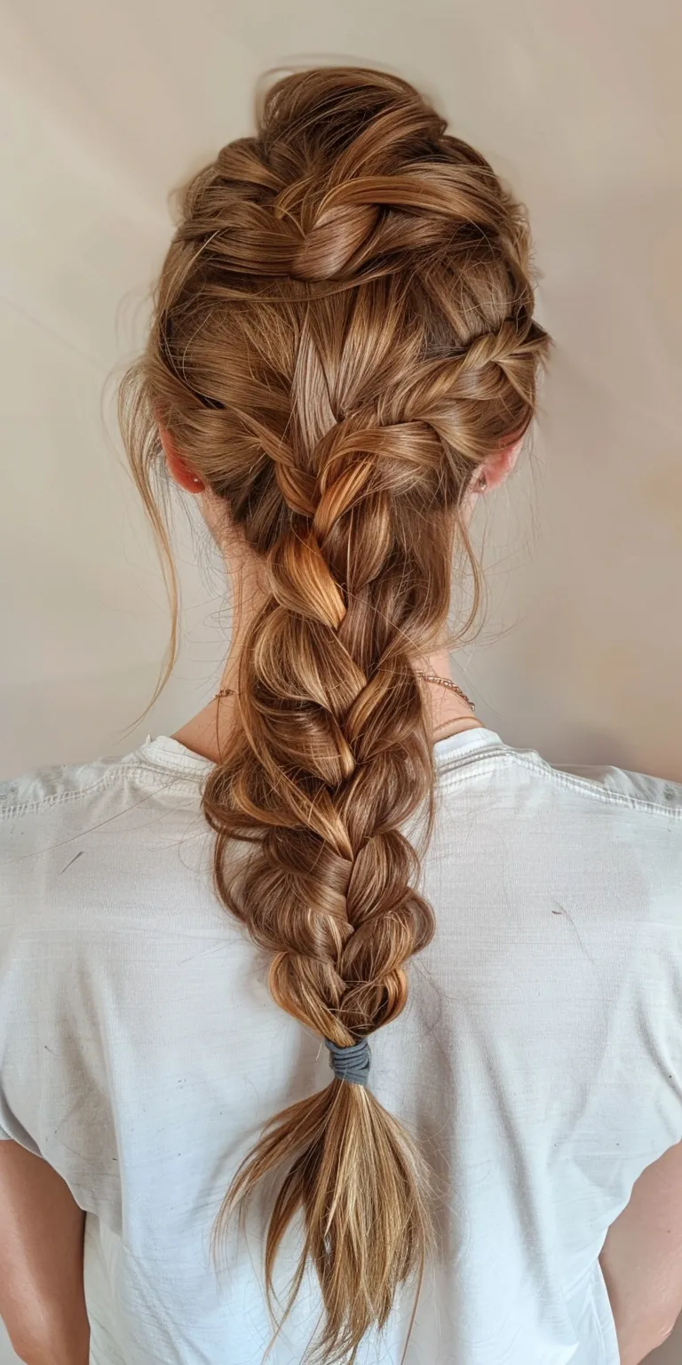 simple braid hairstyles French braid, Waterfall braids, Braid, Milkmaid Boho braids