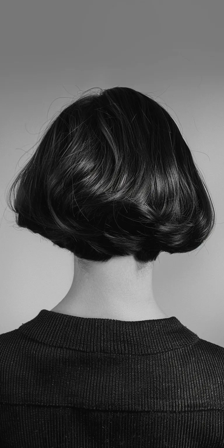 60s hairstyles women Asymmetric cut, Chignon, Finger wave, Bouffant, Updo