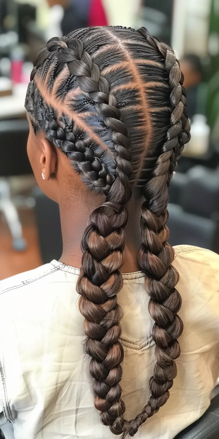 4 braids hairstyles Waterfall braids, French twist, Hair twists, Boho braid