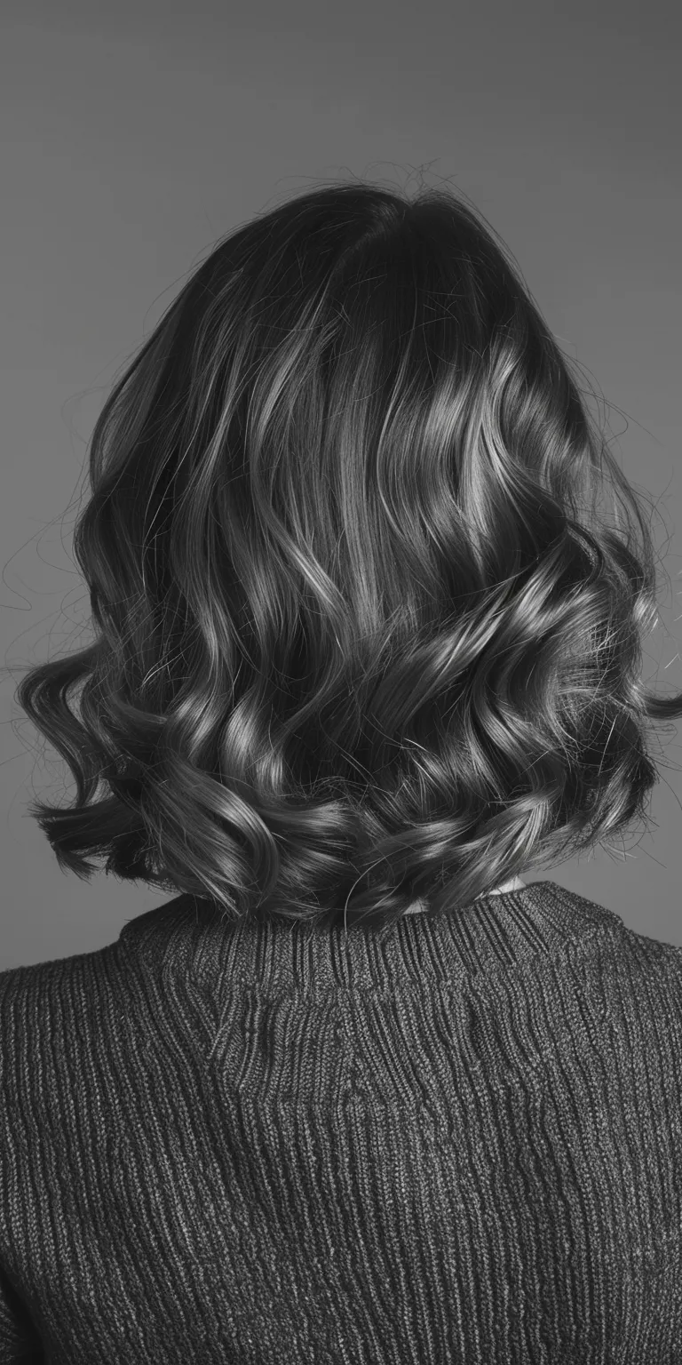 hairstyles for shoulder length hair Ringlets, Finger wave, Asymmetric cut, Layered hair, Chignon