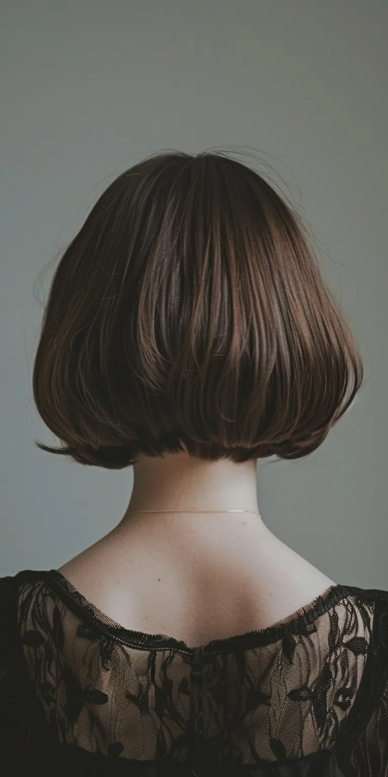 bob hairstyles Asymmetric cut, Chignon, Bob Butterfly haircut, Japanese women's