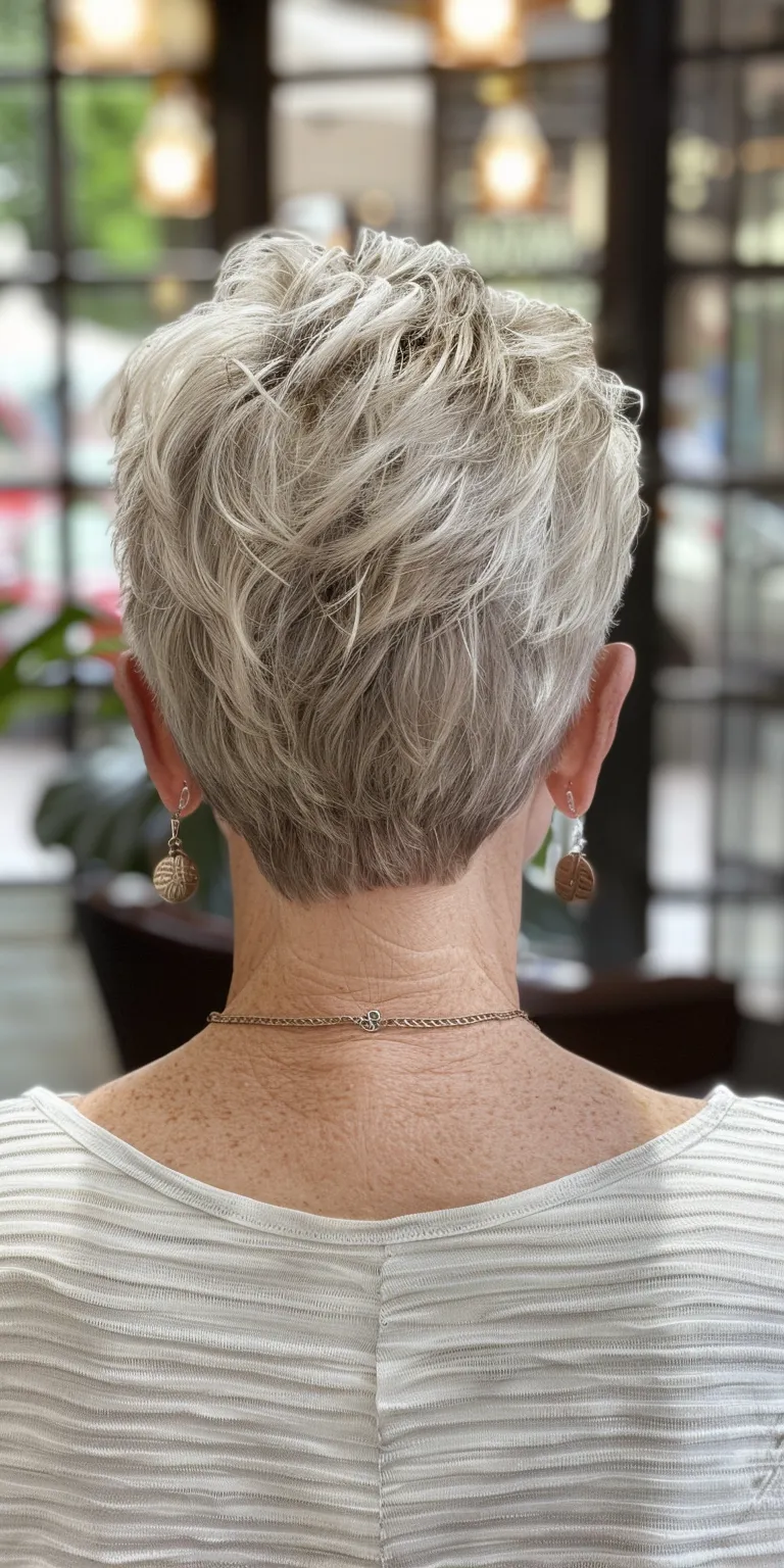 short pixie haircuts for women Short brush cut, Asymmetric Digital perm, Butterfly haircut, Pompadour