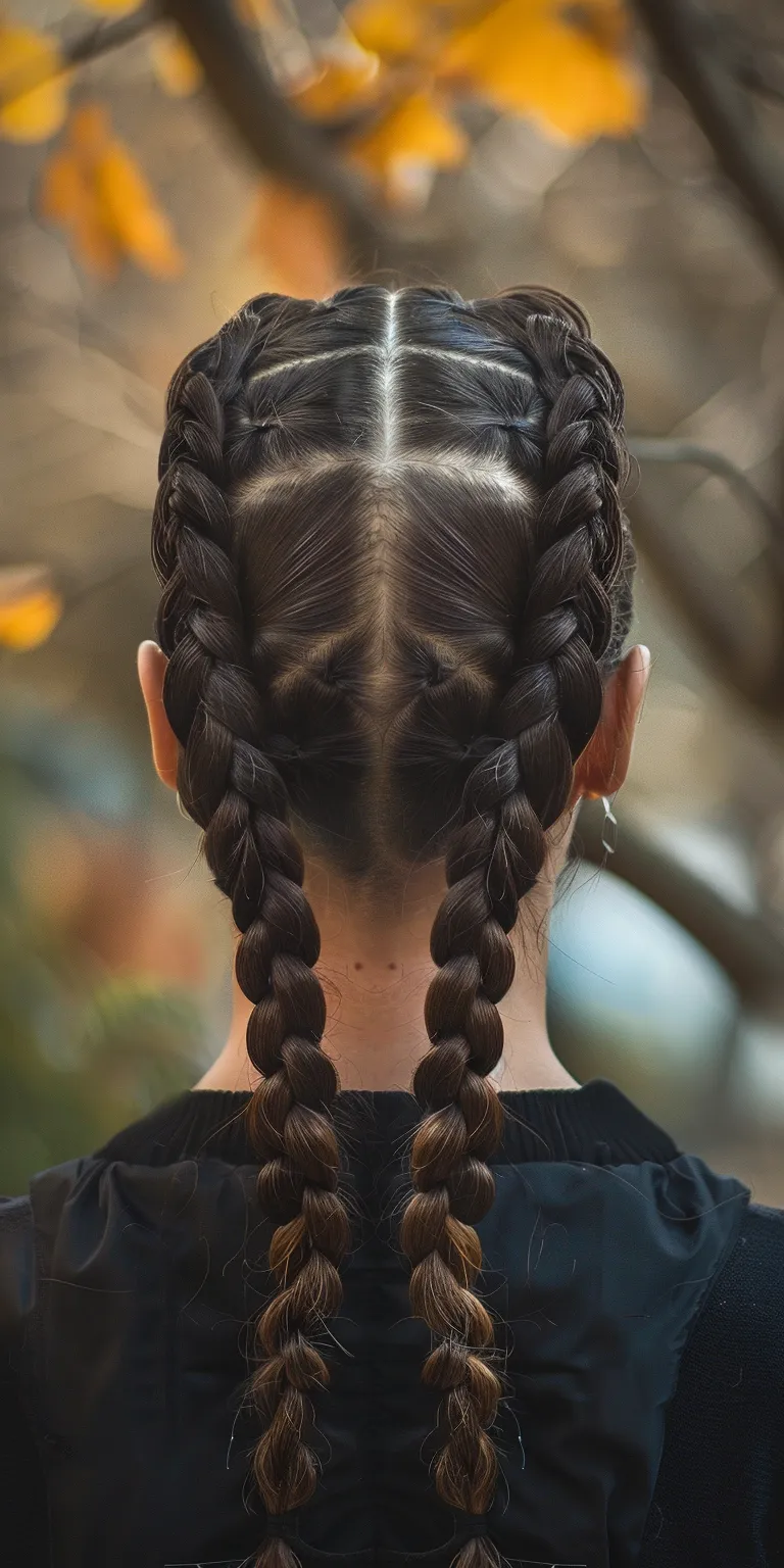 braids with fade Waterfall braids, French braid, Milkmaid twist, Boho