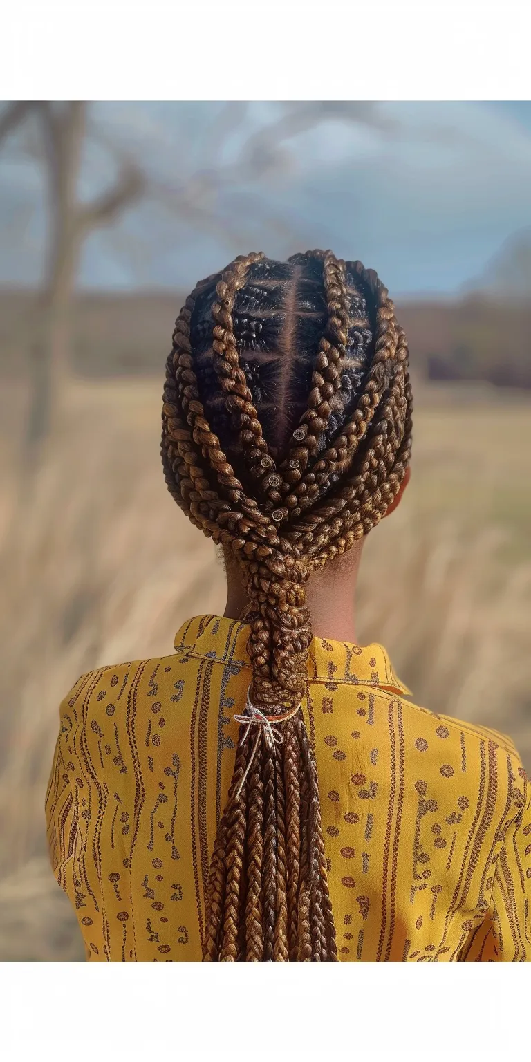 bohemian knotless braids Boho braids, Hair twists, Crochet Historical Christian hairstyles, Waterfall