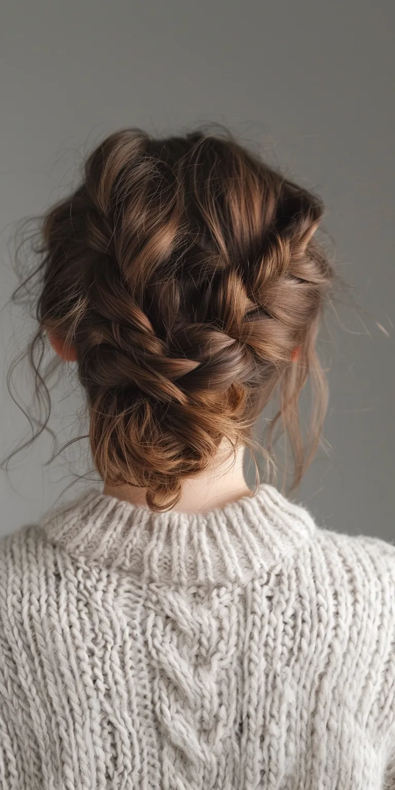 virtual hairstyles Milkmaid braid, French Updo, Chignon, Boho braids