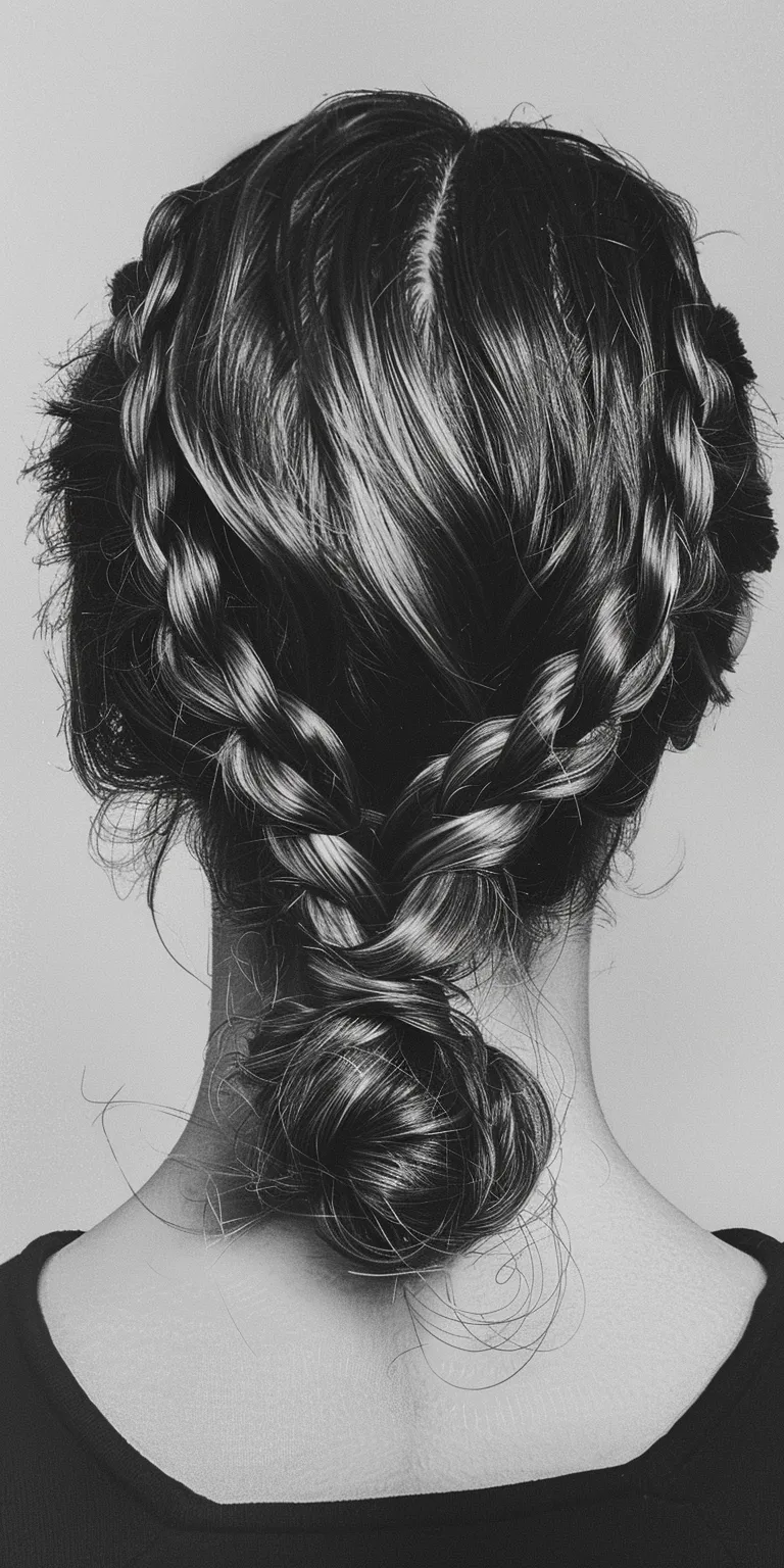 lines hairstyles French braid, Waterfall braids, Braid, Boho twist