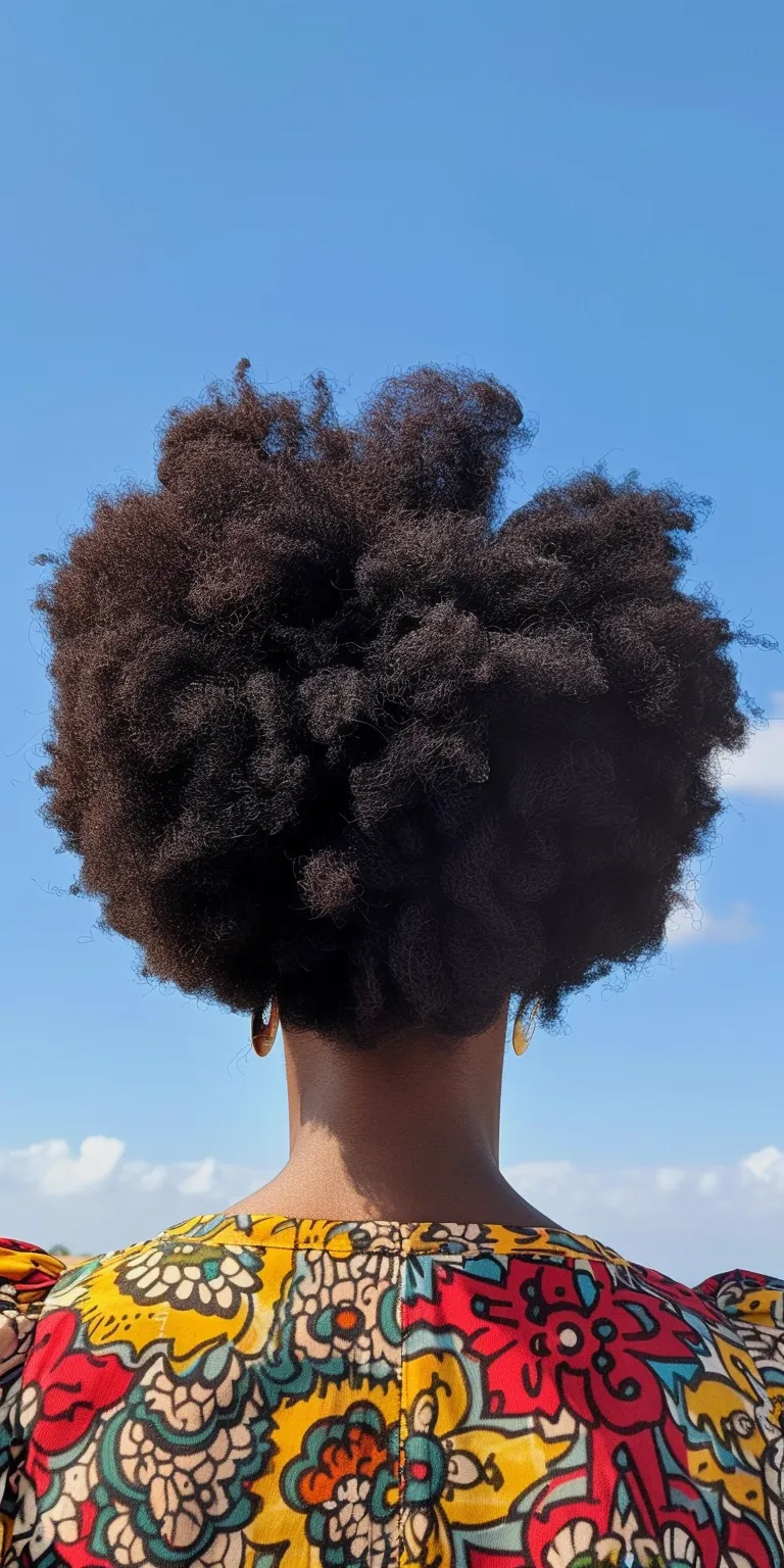 afro hairstyles Afro puffs, Kinky hair, Digital perm, Pompadour, Big hair