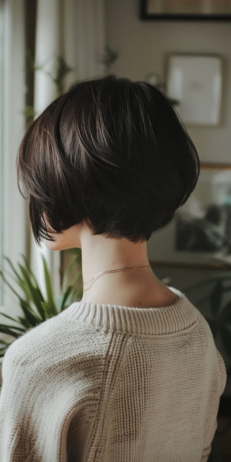 short haircuts for straight hair Asymmetric cut, Japanese women's hairstyles, Bob Short brush Pixie cut