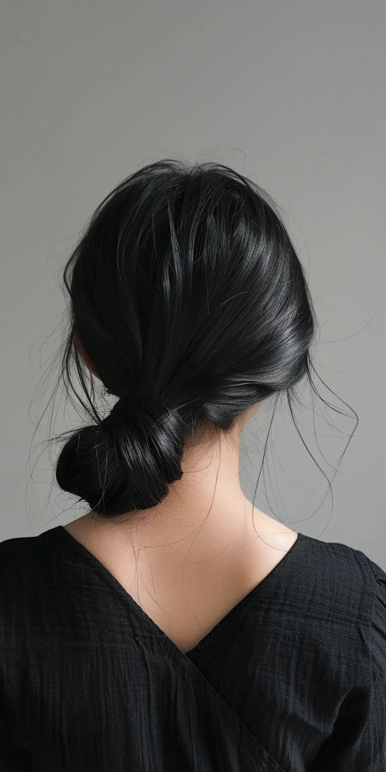 banana clip hairstyles Chignon, French twist, Japanese women's hairstyles, Asymmetric cut, Milkmaid braid