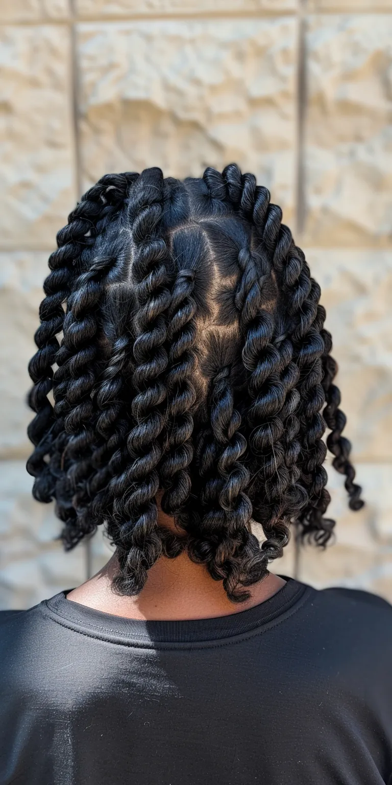 shoulder length knotless braids Crochet braids, Hair twists, Waterfall Digital perm, Finger wave