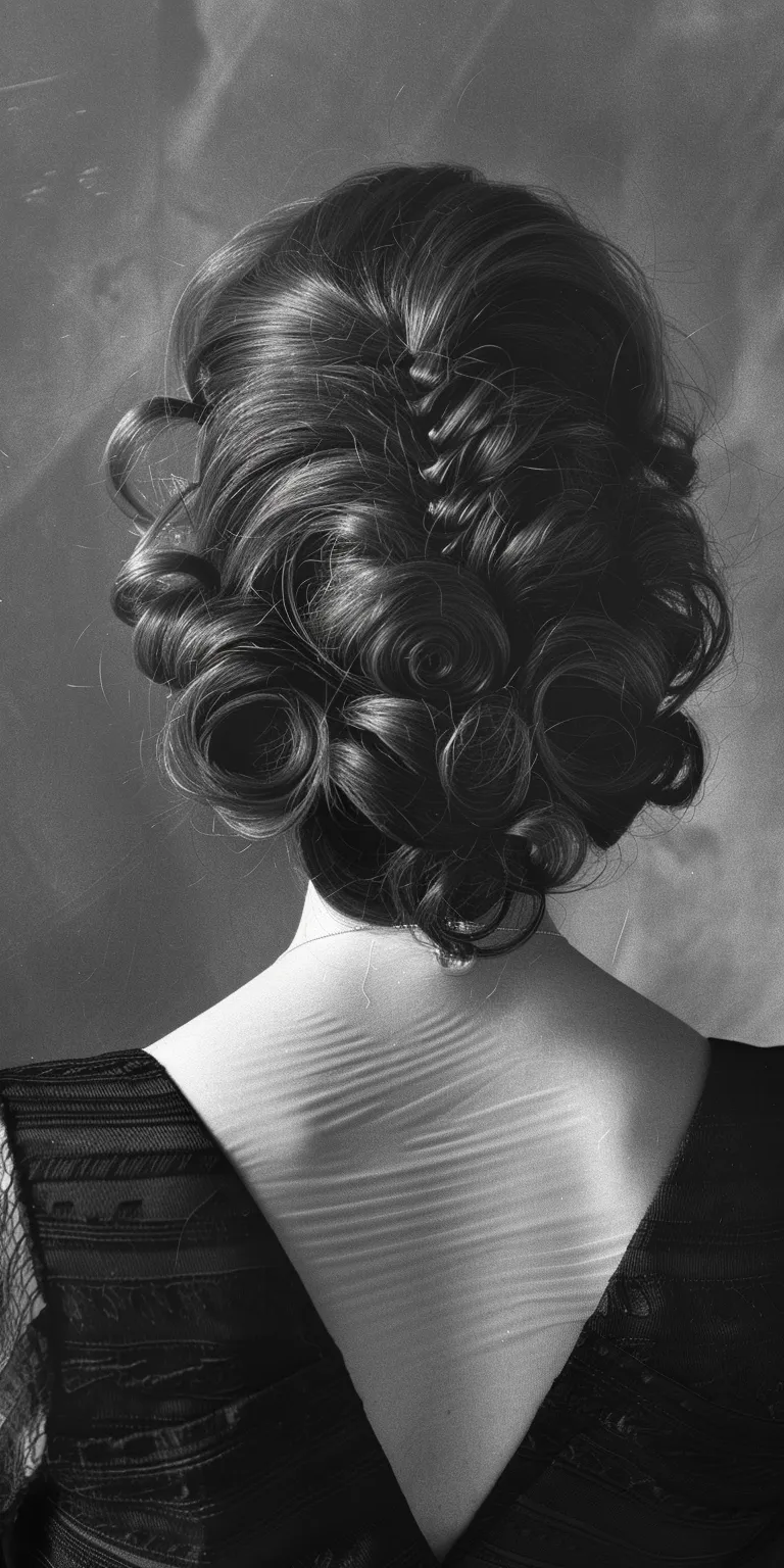 1950 hairstyles Chignon, Updo, Ringlets, Finger wave, Bouffant