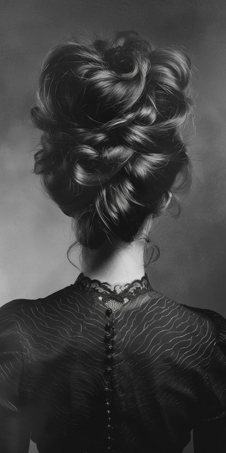 cool hair styles Updo, Chignon, Milkmaid braid, French Historical Christian hairstyles