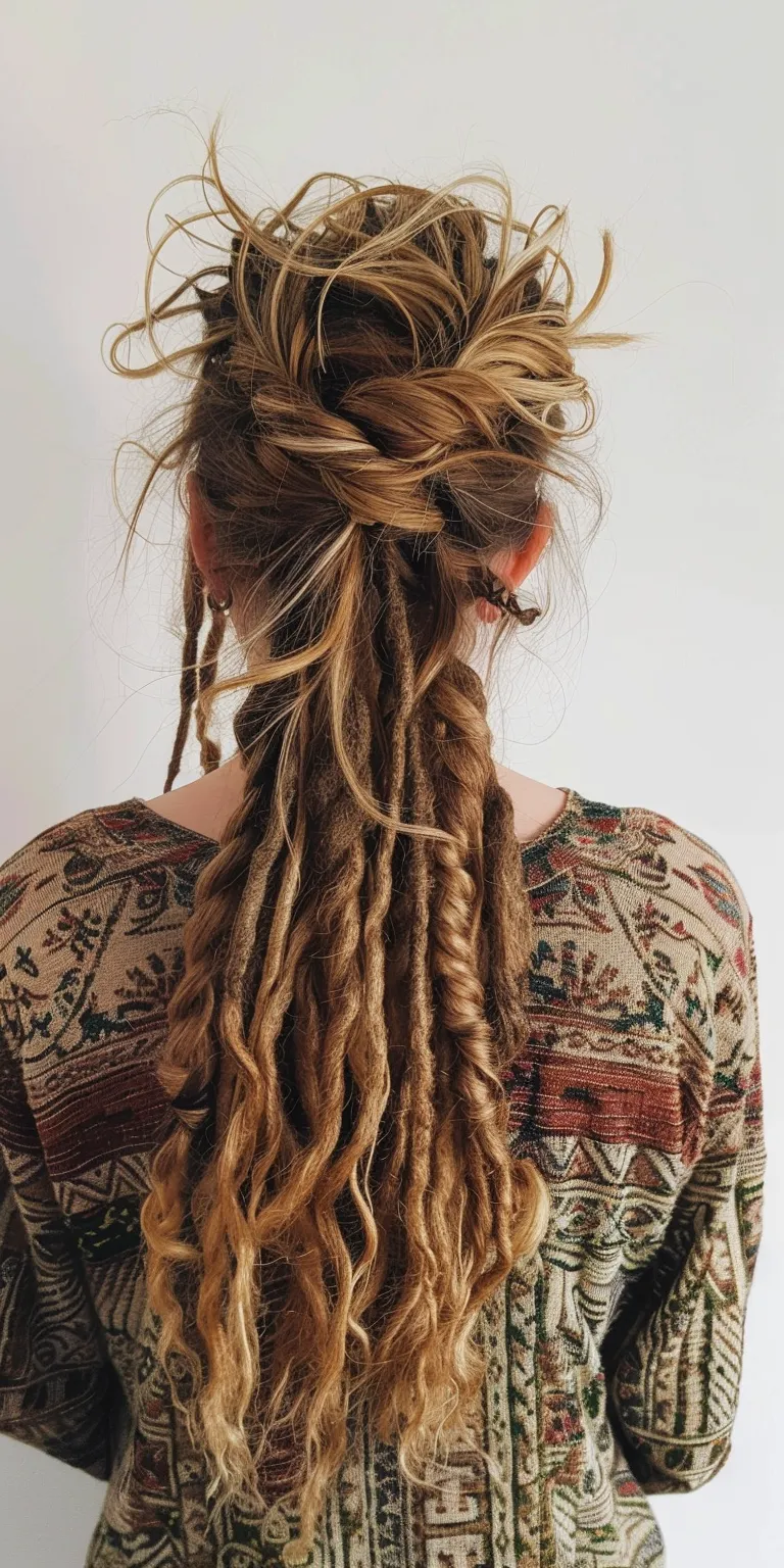 dread hairstyles for women Boho braids, Dreadlocks, Hair twists, Waterfall Braid